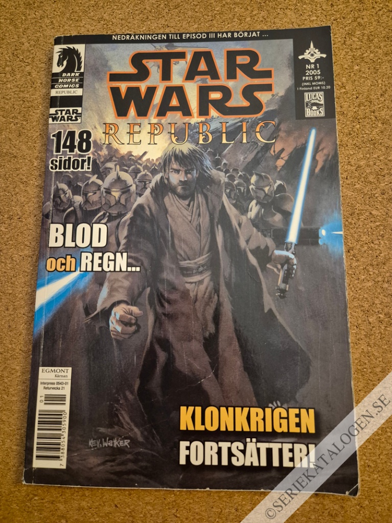 Framsida på Star Wars Republic (2005)