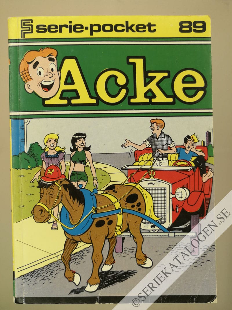 Framsida på Seriepocket #89 - Acke (1980)