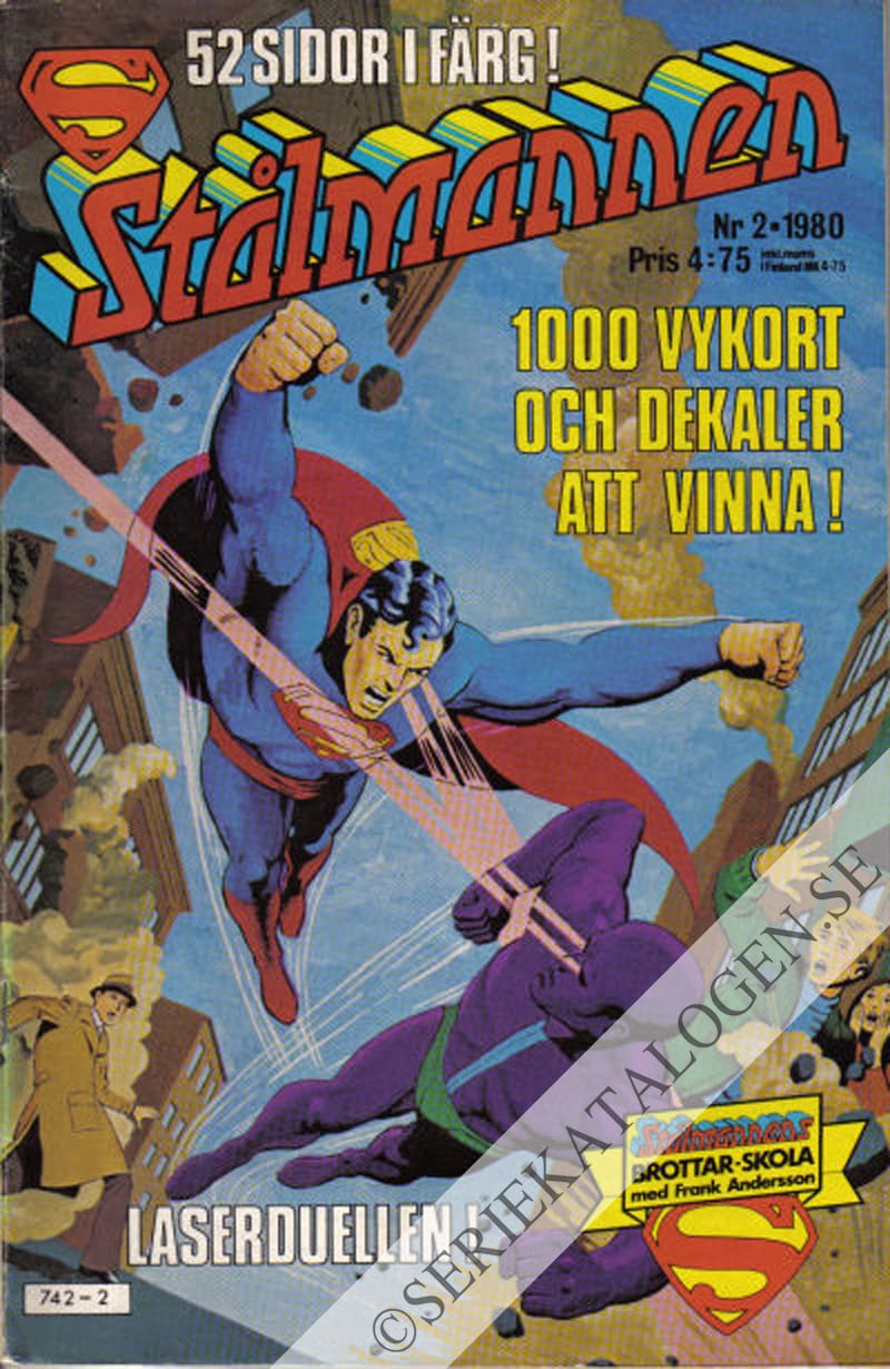 Framsida på Stålmannen #2 (1980)