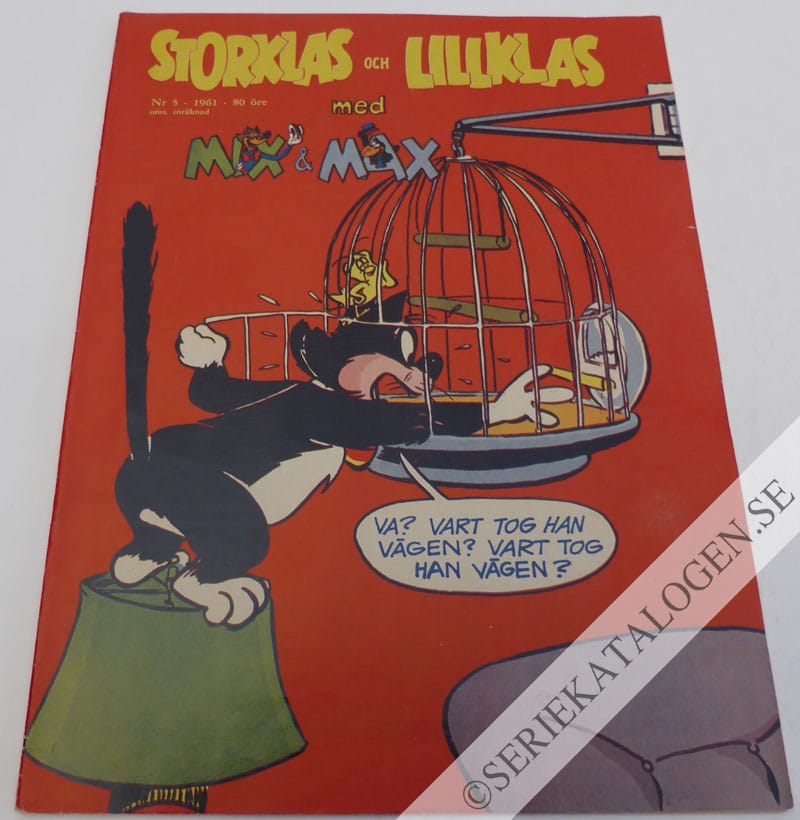 Framsida på Storklas och Lillklas #5 (1961)