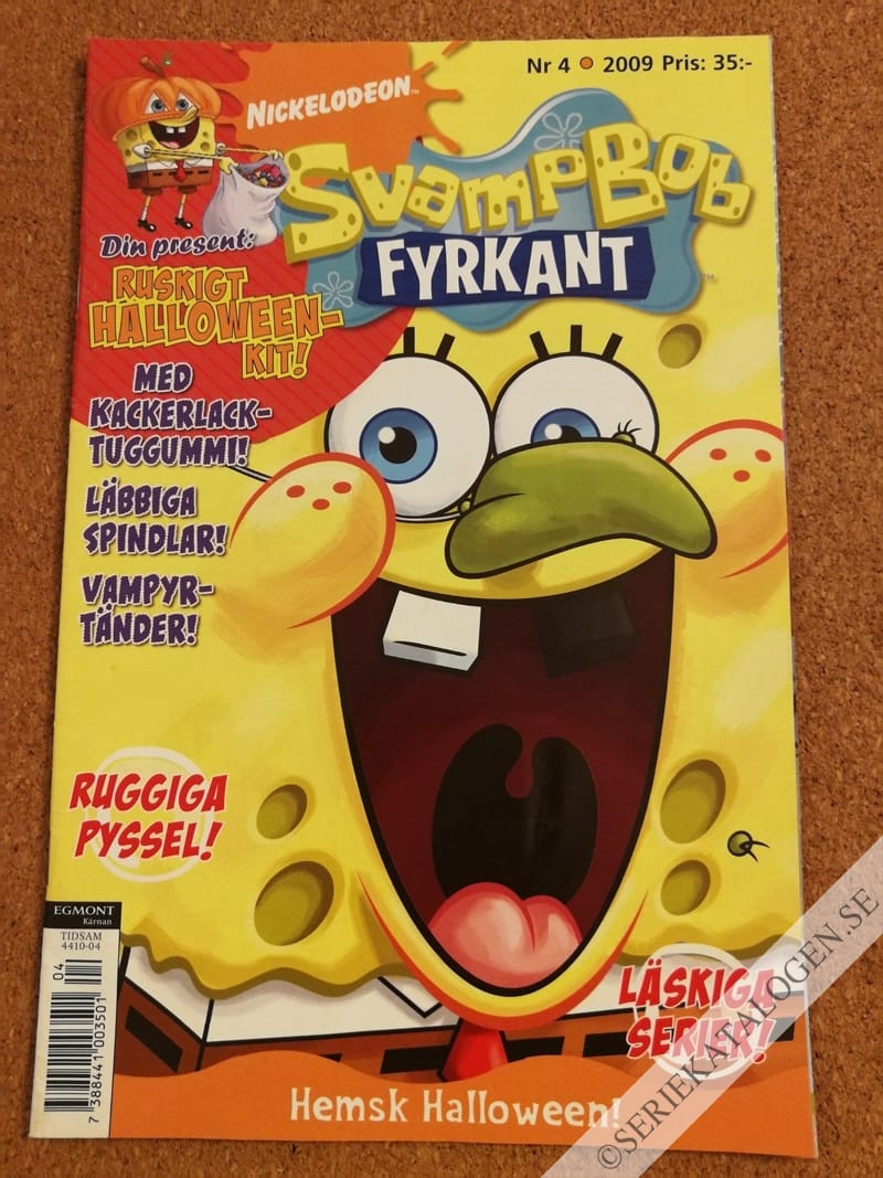 Framsida på Svampbob Fyrkant #4 (2009)