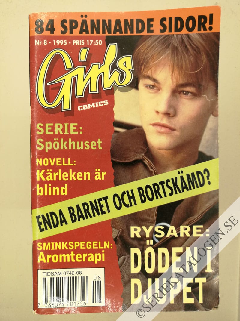 Framsida på Girls comics #8 (1995)