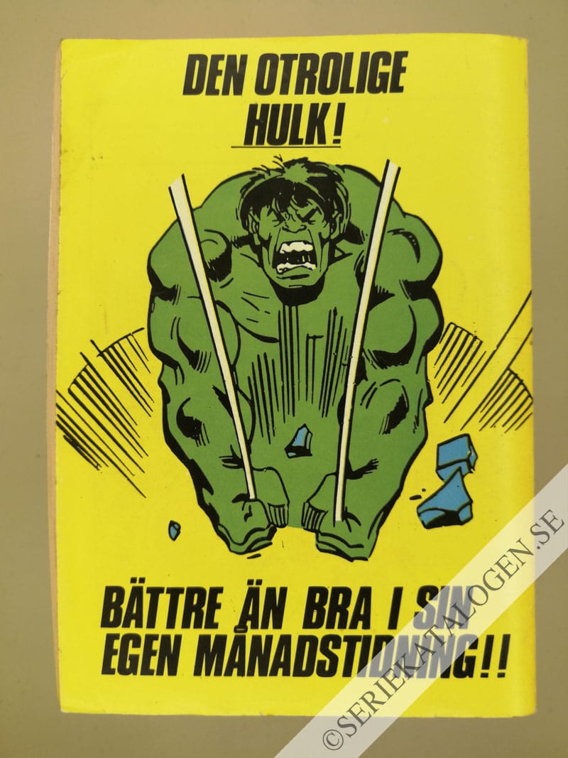 Baksida på Lösenord - mod! (1982)
