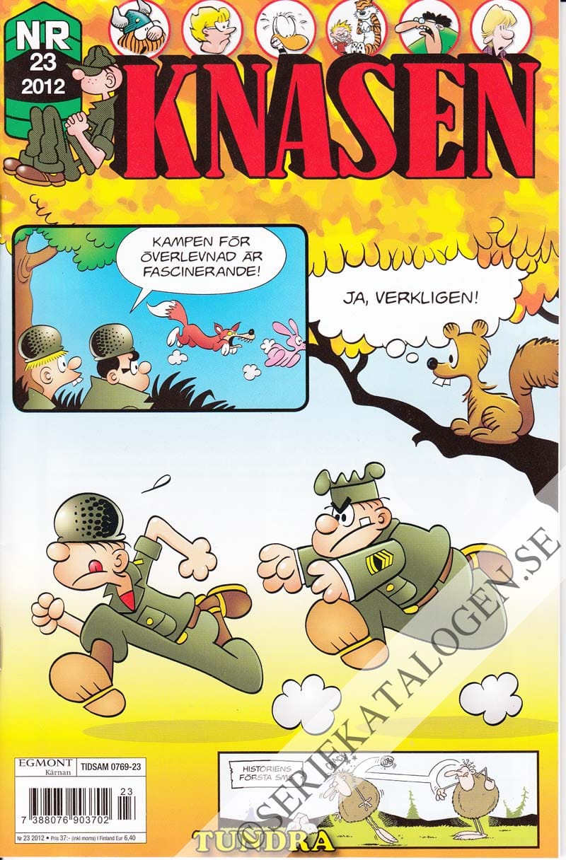 Framsida på Knasen #23 (2012)