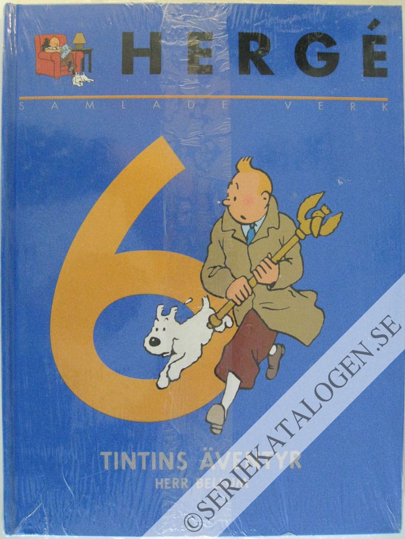Framsida på Hergé - samlade verk #6 (1999)