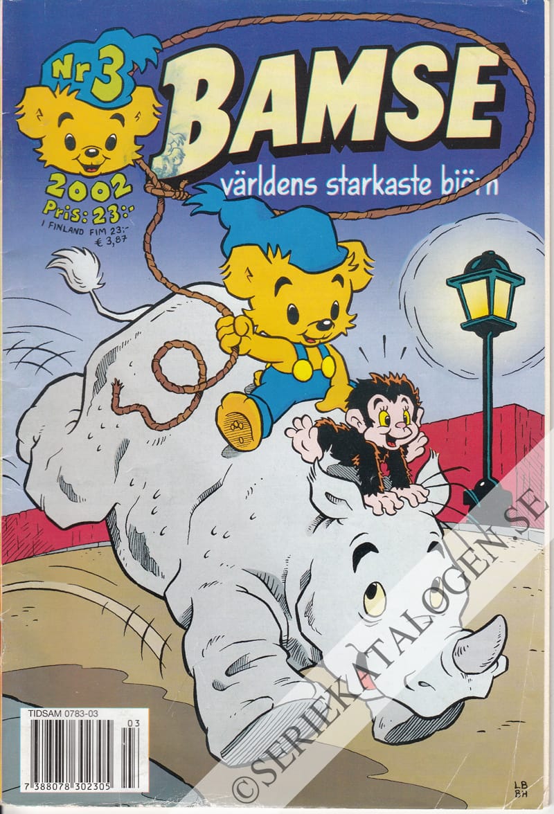 Framsida på Bamse #3 (2002)