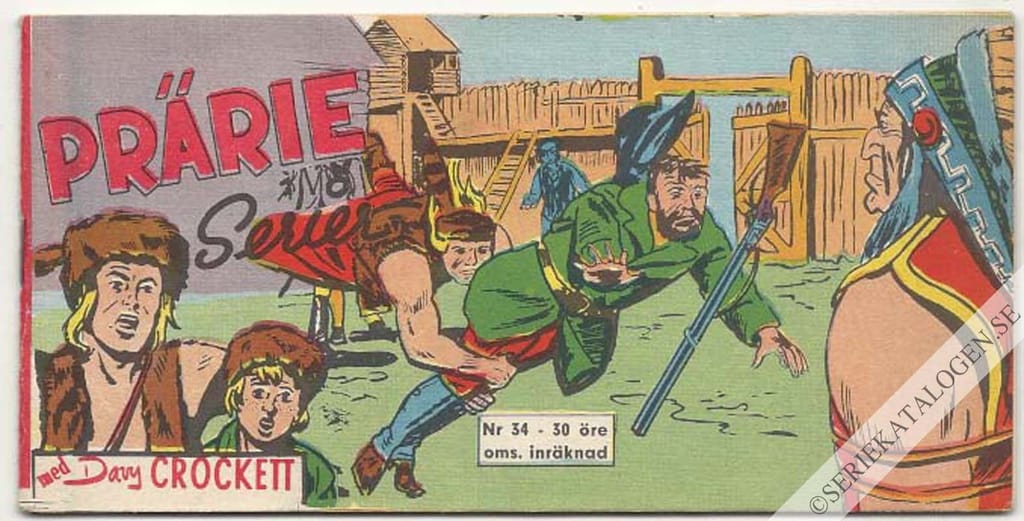 Framsida på Prärie-serier #34 (1960)
