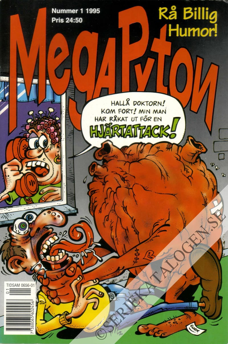 Framsida på MegaPyton #1 (1995)