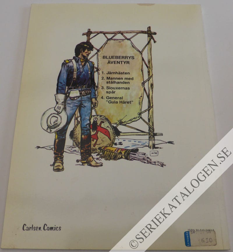 Baksida på General "Gula Håret" (1980)
