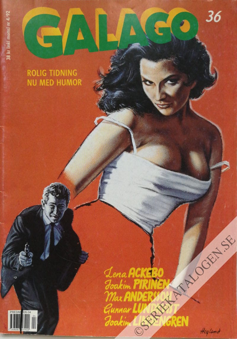 Framsida på Galago #4 (1992)