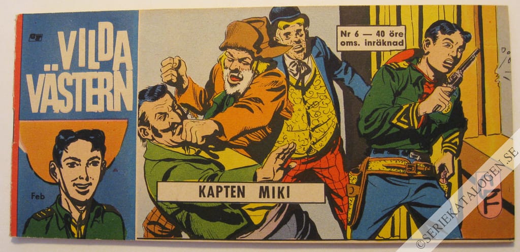 Framsida på Vilda Västern #6 (1965)