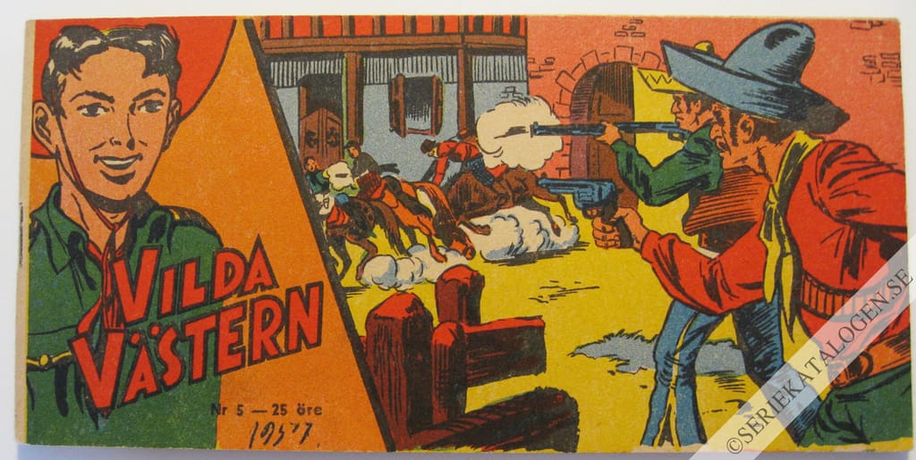 Framsida på Vilda Västern #5 (1957)