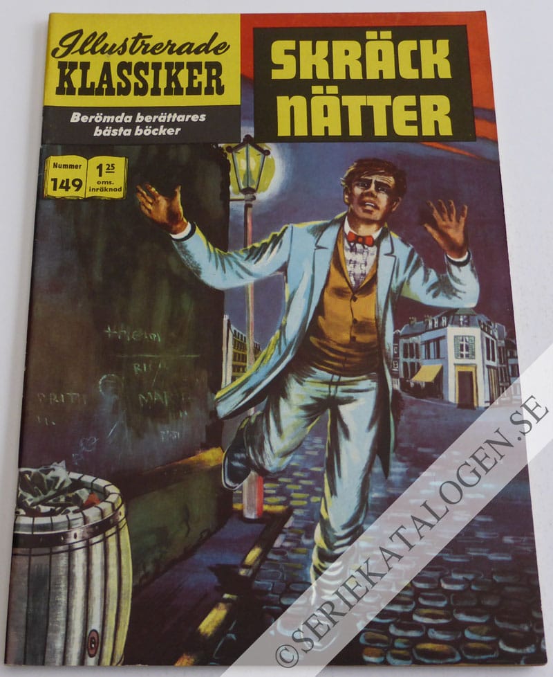 Framsida på Illustrerade Klassiker #149 - Skräcknätter (1962)