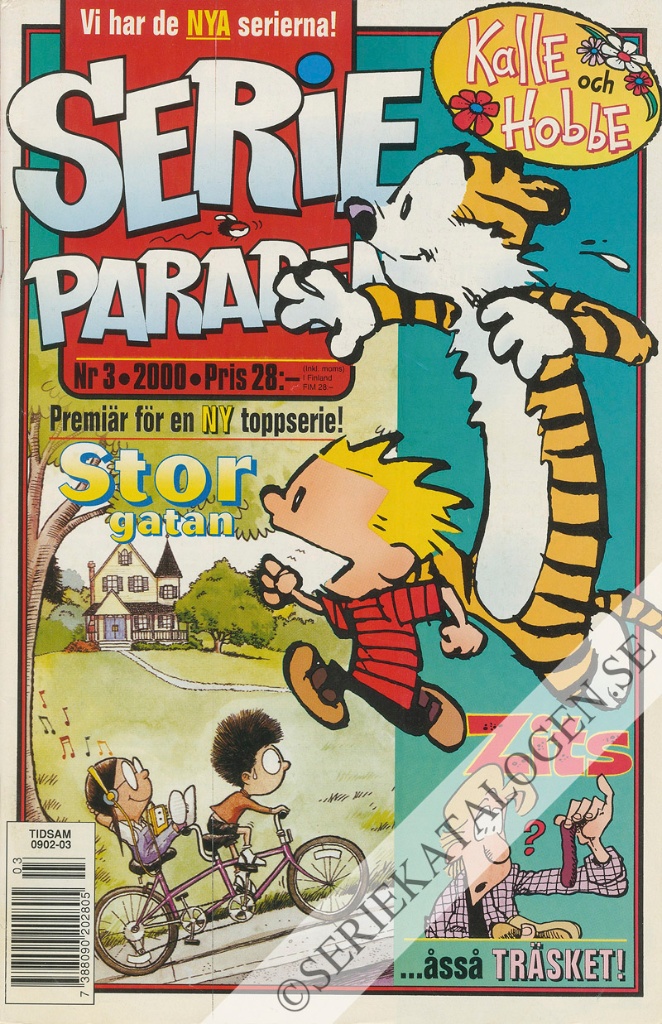 Framsida på Serie-paraden #3 (2000)