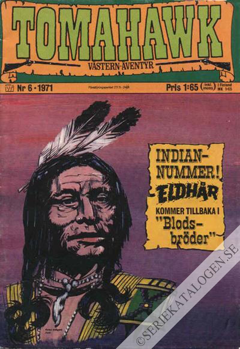 Framsida på Tomahawk #6 (1971)