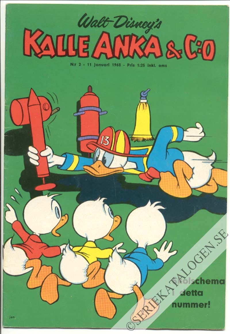 Framsida på Kalle Anka & C:o #2 (1968)
