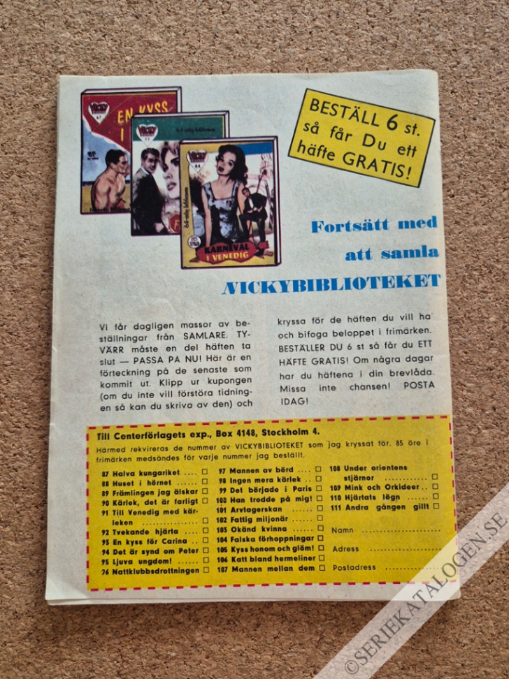 Baksida på Se upp för den rödhåriga! (1963)