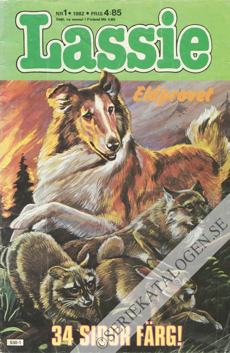 Framsida på Lassie #1 (1982)