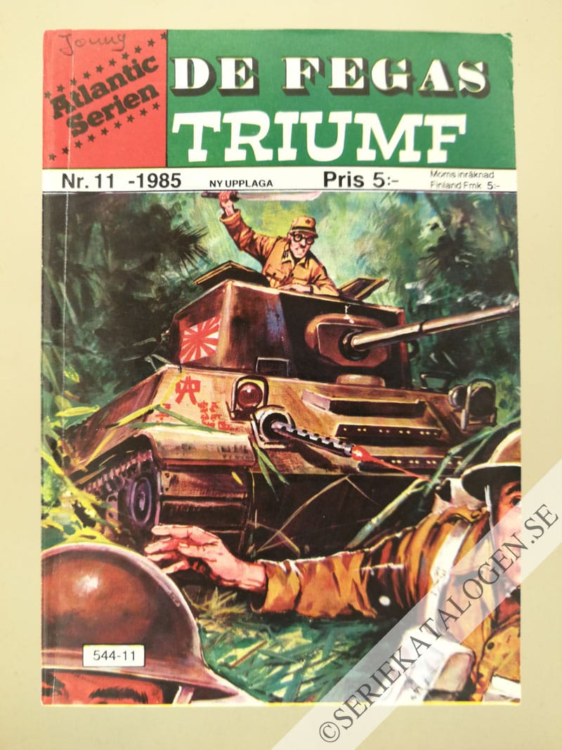 Framsida på Atlanticserien De fegas triumf (1985)