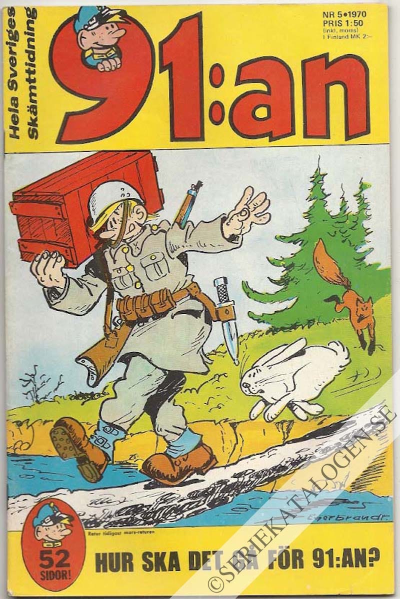 Framsida på 91:an #5 (1970)