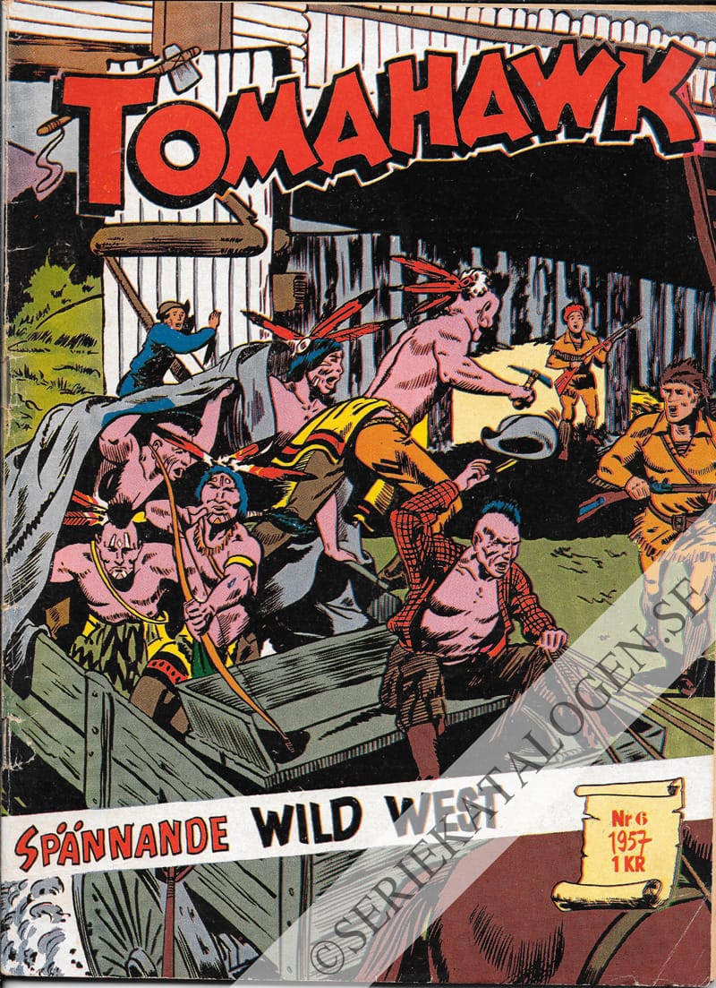 Framsida på Tomahawk #6 (1957)