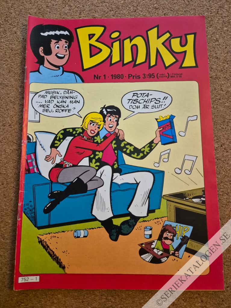 Framsida på Binky #1 (1980)