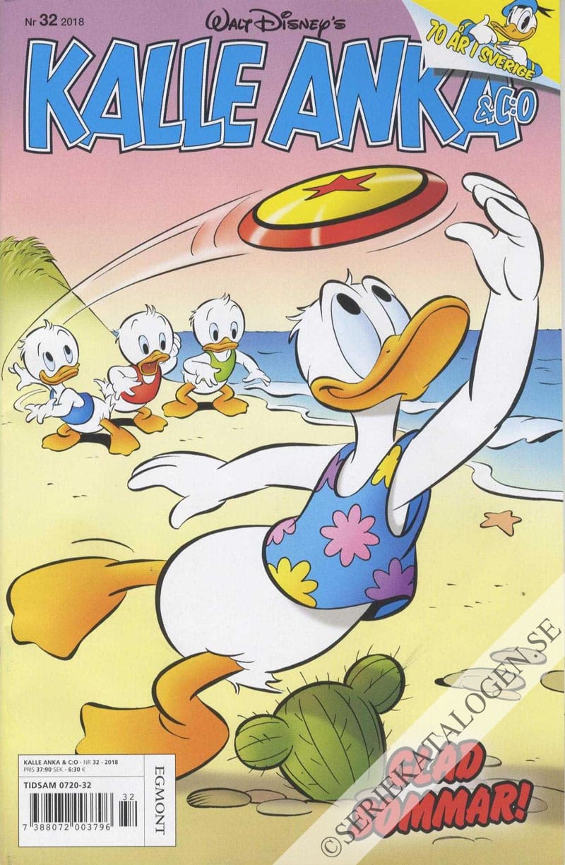 Framsida på Kalle Anka & C:o #32 (2018)