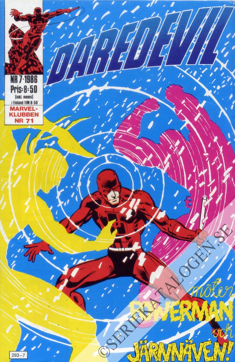 Framsida på Daredevil #7 (1986)