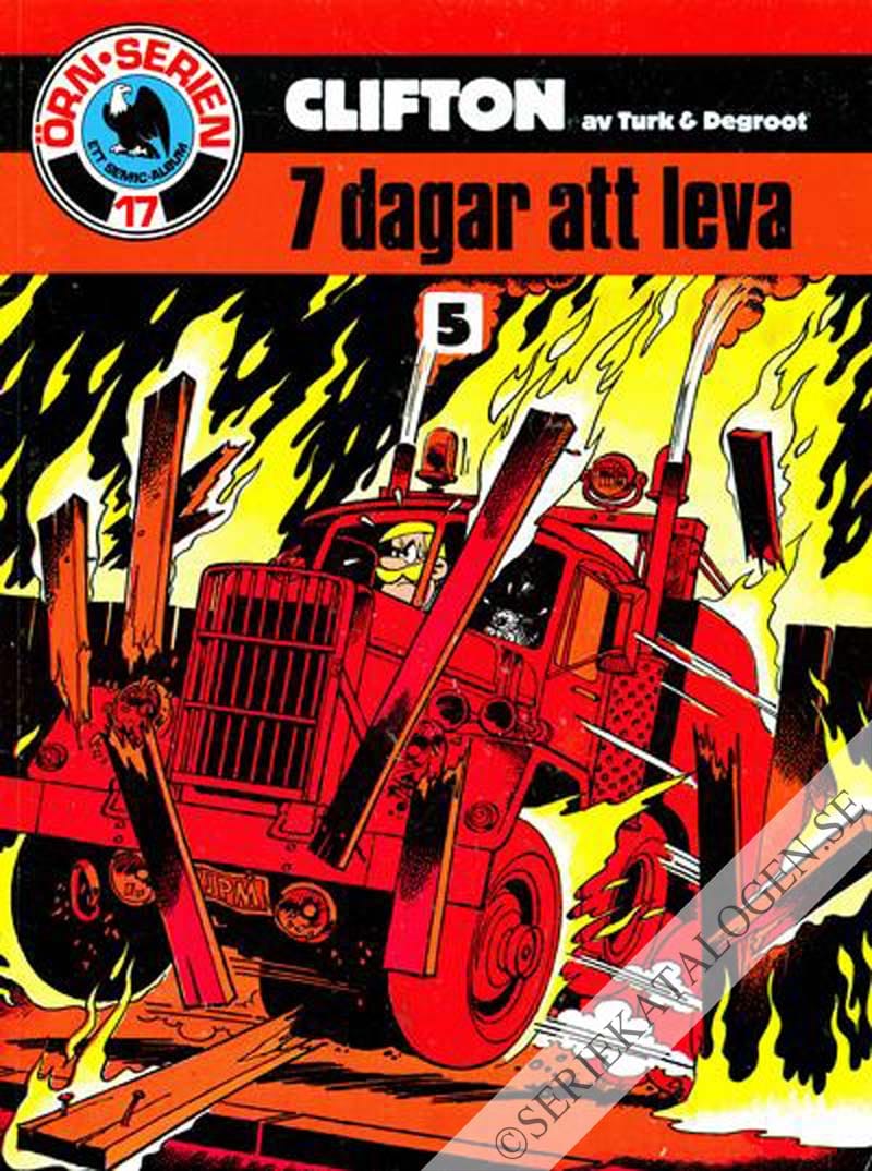 Framsida på Örnserien Clifton - 7 dagar att leva (1984)