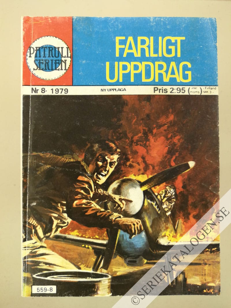 Framsida på Patrullserien Farligt uppdrag (1979)