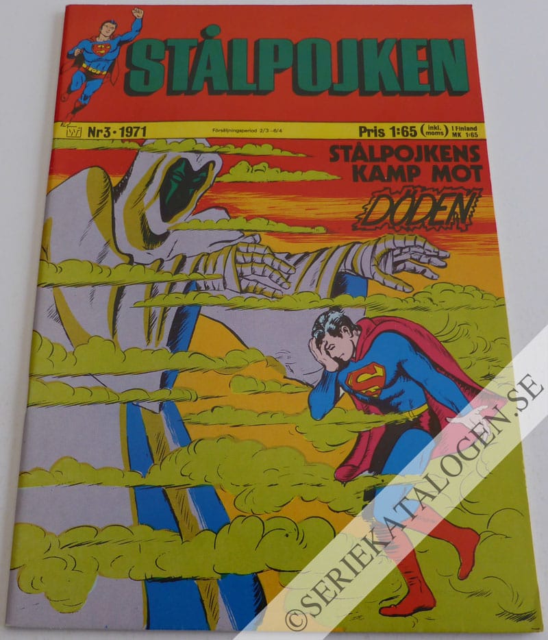 Framsida på Stålpojken #3 (1971)