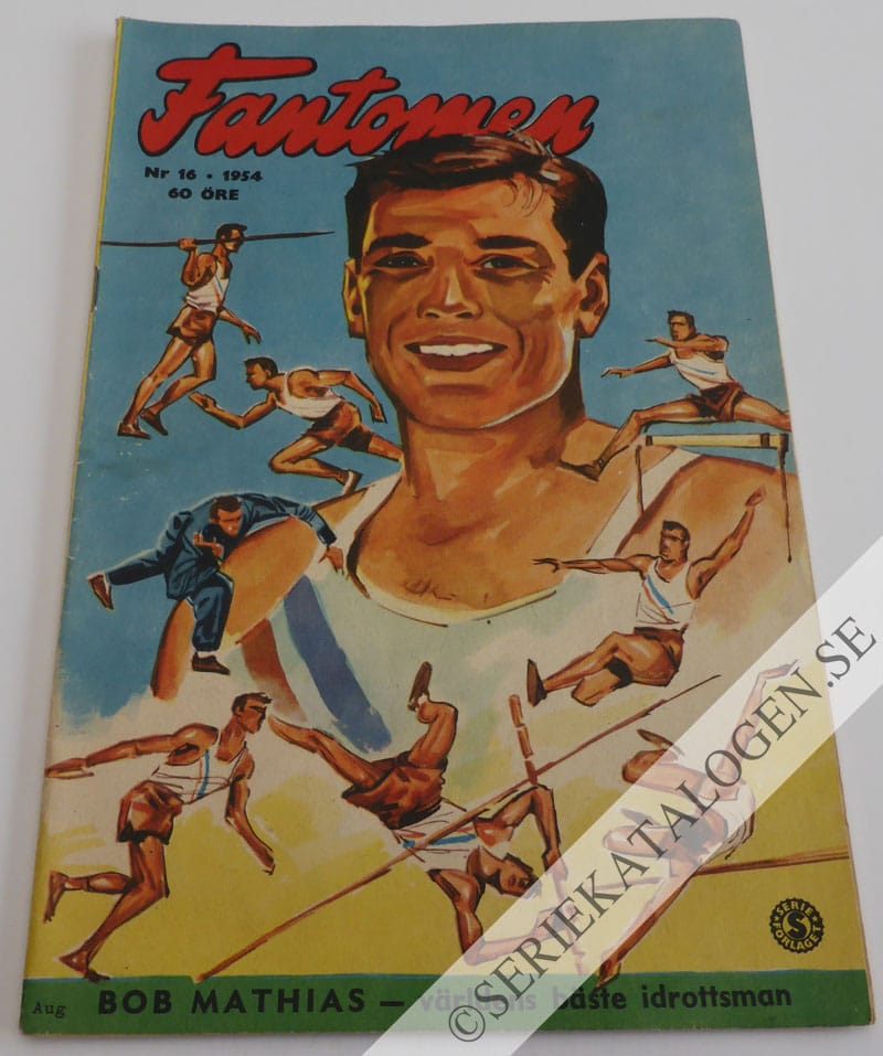Framsida på Fantomen #16 (1954)