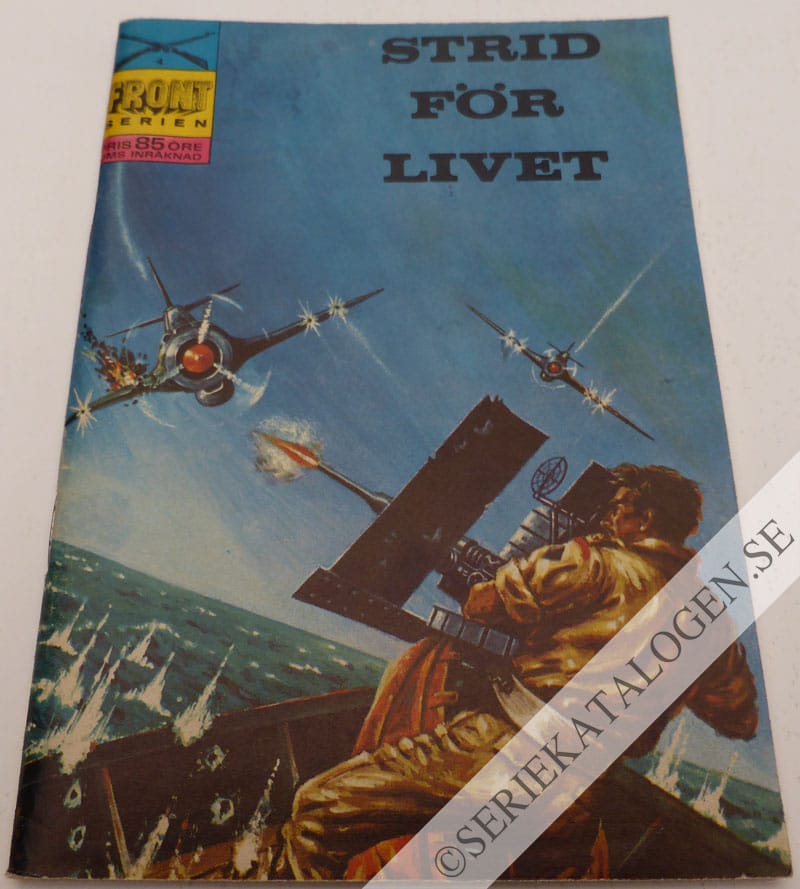 Framsida på Frontserien Strid för livet (1965)