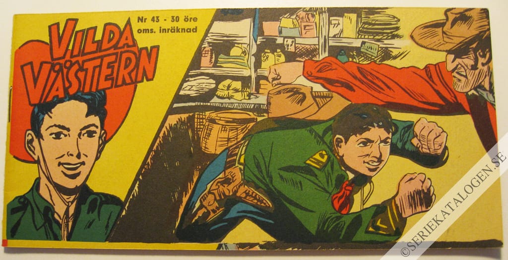 Framsida på Vilda Västern #43 (1961)