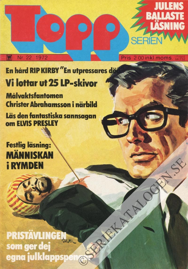Framsida på Toppserien #22 (1972)