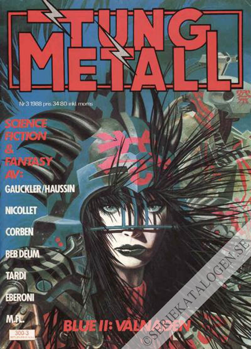 Framsida på Tung metall #3 (1988)
