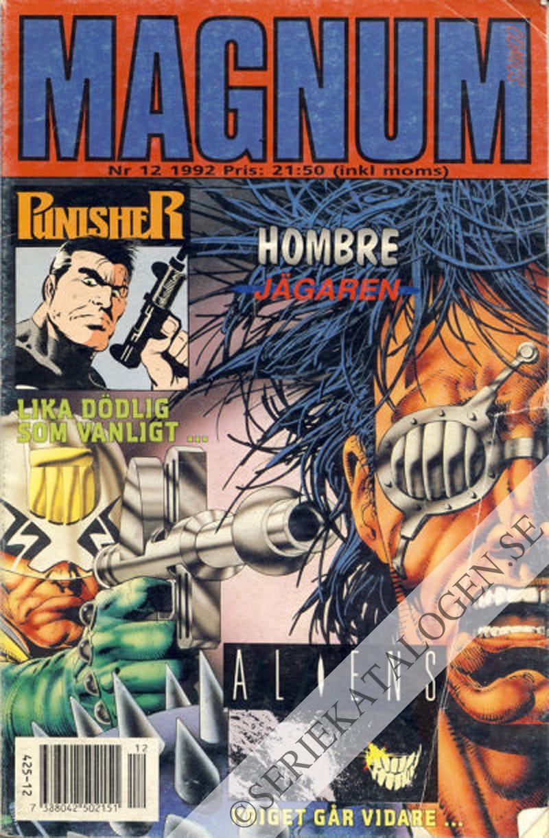 Framsida på Magnum comics #12 (1992)