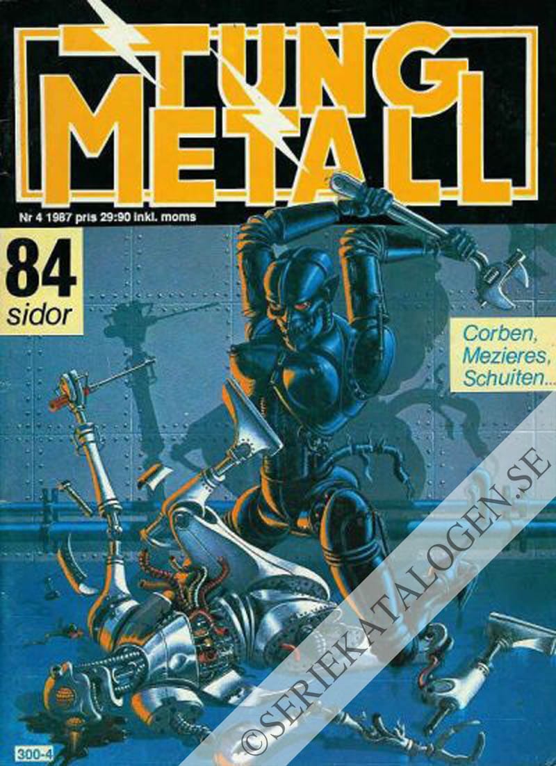 Framsida på Tung metall #4 (1987)