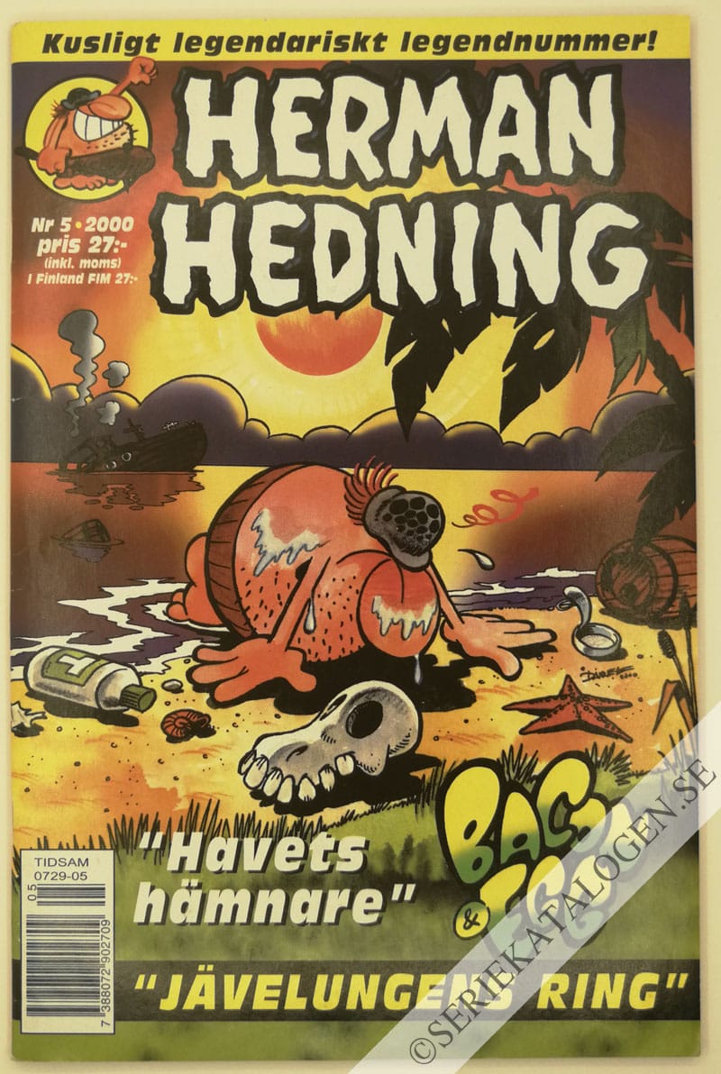 Framsida på Herman Hedning #5 (2000)