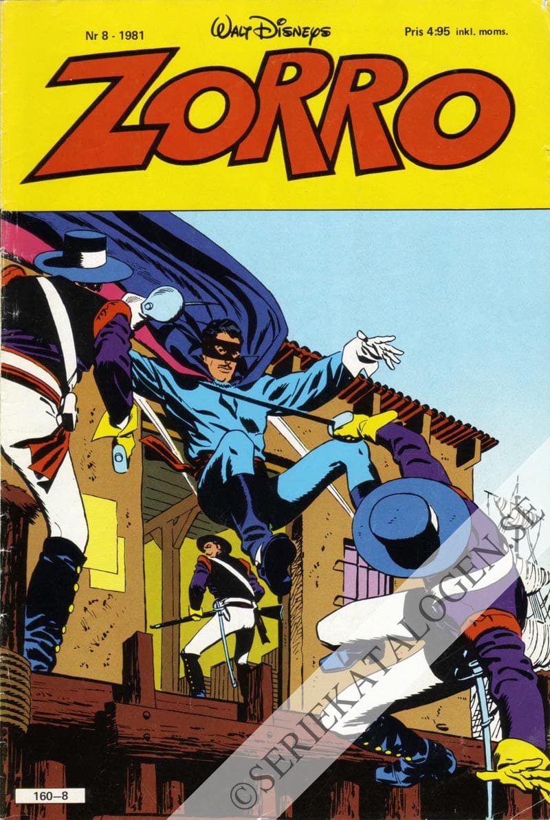 Framsida på Z-hämnaren #8 (1981)