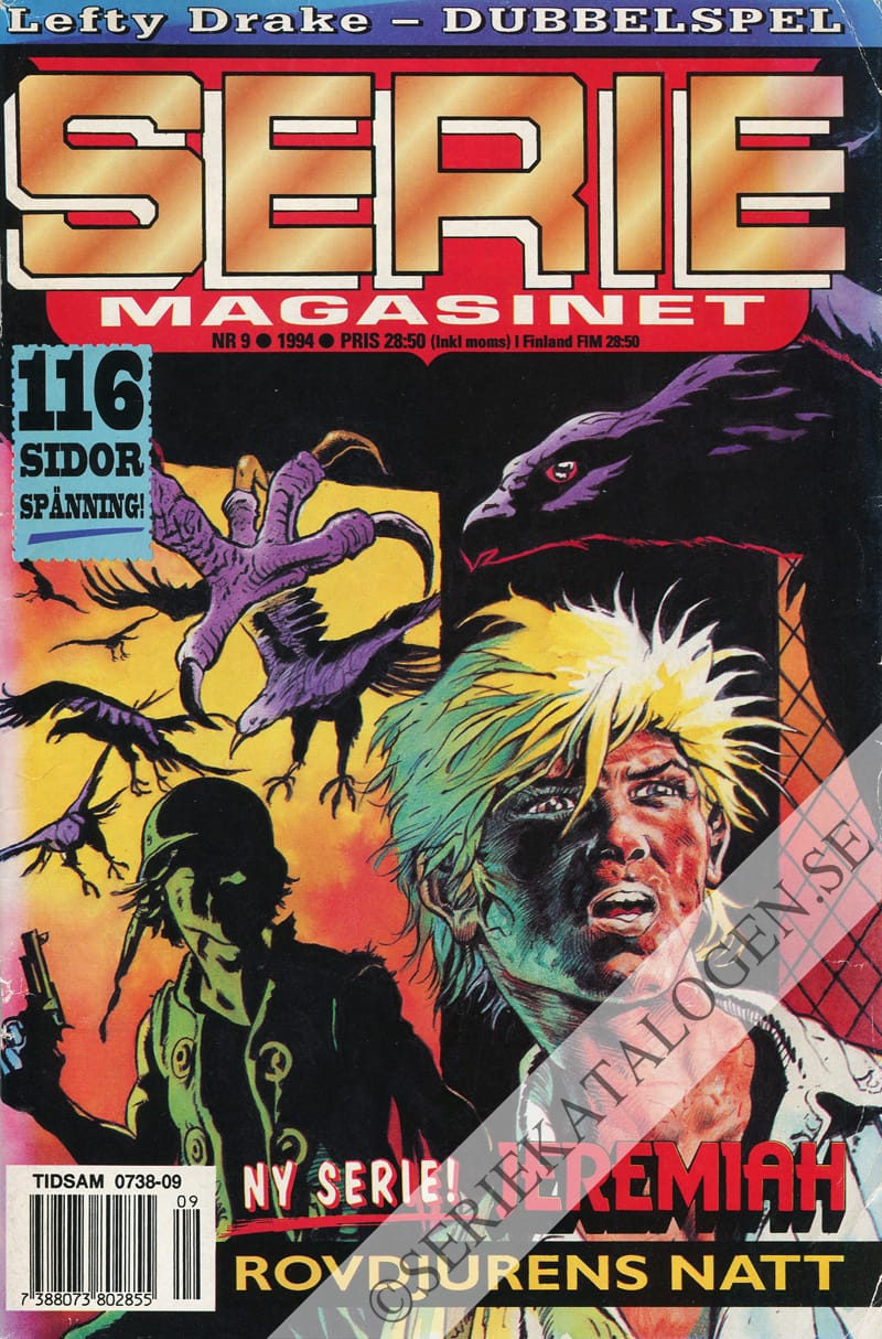Framsida på Seriemagasinet #9 (1994)