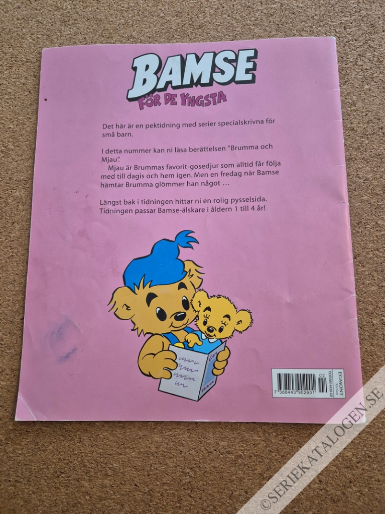 Baksida på Brumma och Mjau (2011)