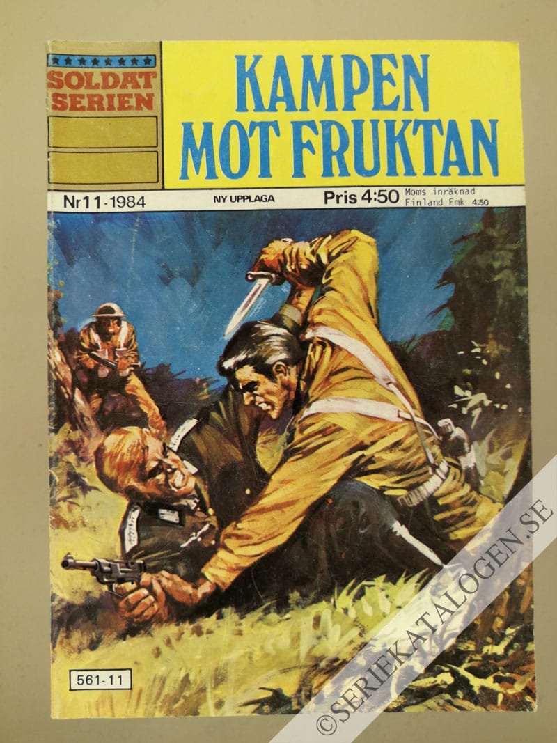 Framsida på Soldatserien #11 - Kampen mot fruktan (1984)