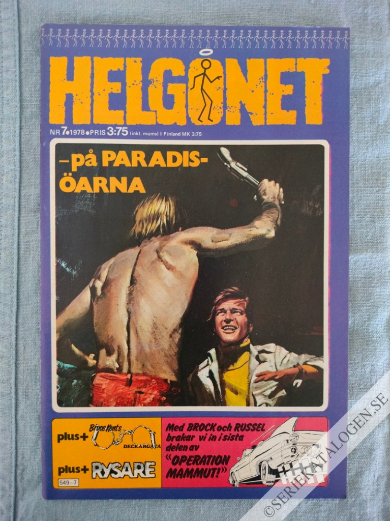Framsida på Helgonet #7 (1978)