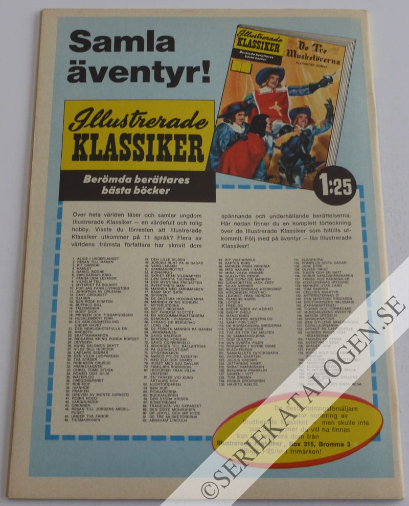 Baksida på Hjälmen och svärdet (1964)