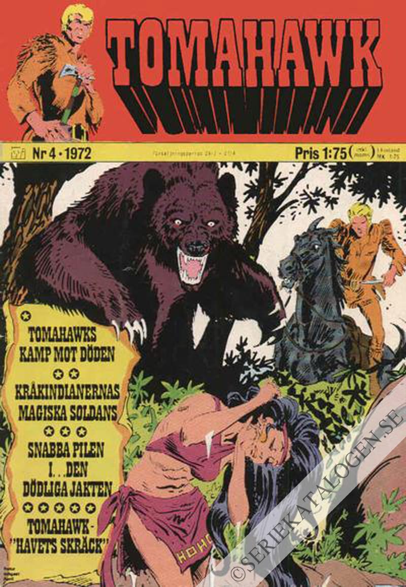 Framsida på Tomahawk #4 (1972)