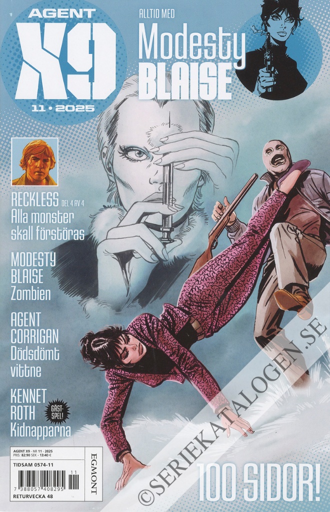 Framsida på Agent X9 #11 (2025)