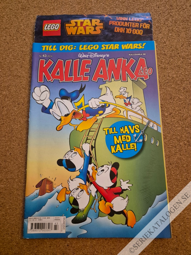 Framsida på Kalle Anka & C:o #43 (2014)