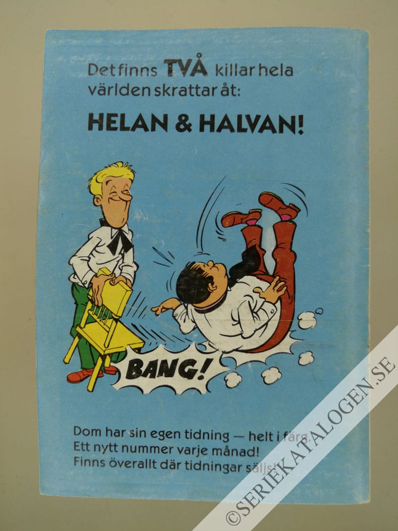 Baksida på Hjälte mot sin vilja (1980)