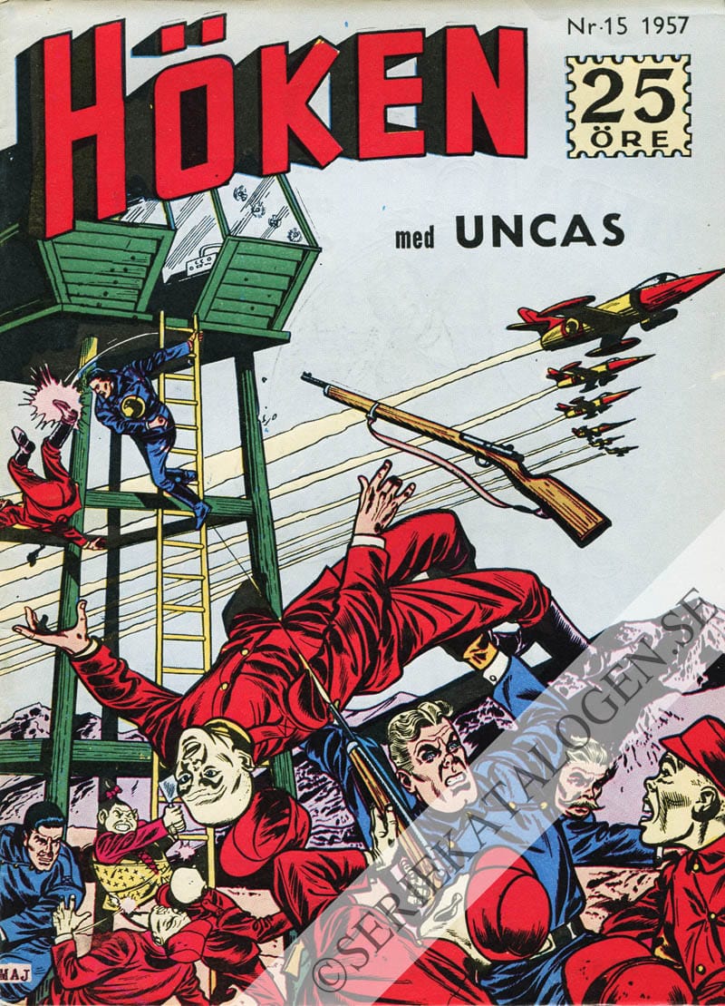 Framsida på Höken #15 (1957)